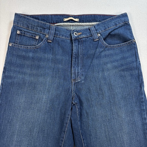 LL Bean‎ Jeans Men 32 (fits 33x29) Blue Classic Fit Slightly Tapered 100% Cotton - Picture 5 of 16